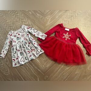 The Children’s Place Christmas Dresses size 12-18 months